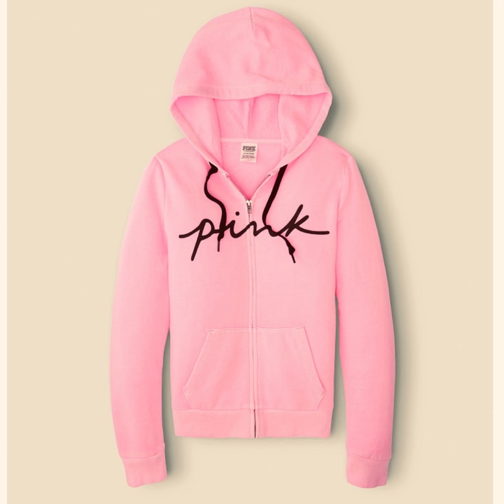 Light pink PINK zip up jacket